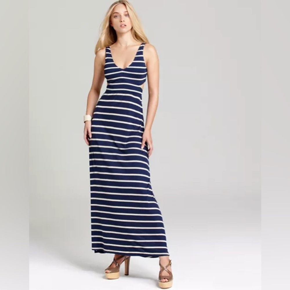 vintage Havana striped maxi dress